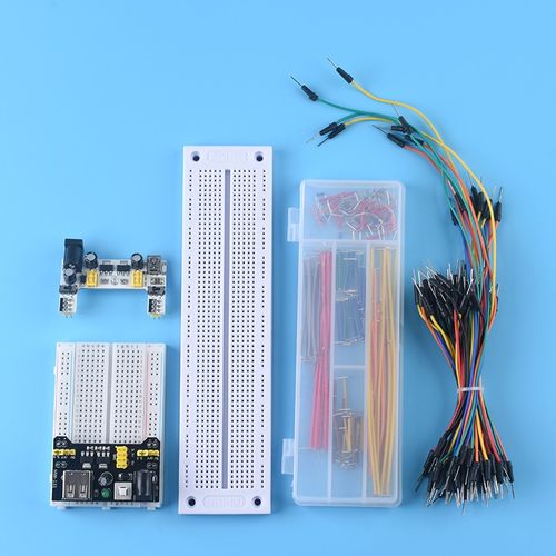 面包板400/830孔实验套件线电源MB-102电路板SYB500洞洞实验MINI - 图3