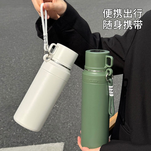 316不锈钢内底保温杯大容量男便携带茶隔女泡茶保冷高档水杯车载. - 图3