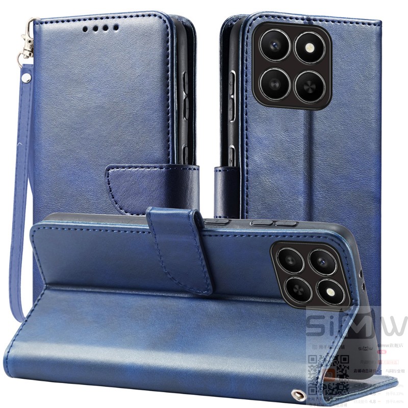 适用于华为荣耀400smart手机壳400 Smart翻盖式皮套5G全包硅胶套honor保护防摔4OO四百smart商务男女新款简约 - 图1