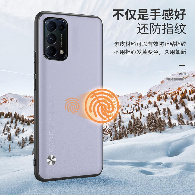 opporeno5k手机壳oppo reno5k素皮保护硅胶套5G版全包防摔PEGM10软硬壳reon5k男女renok5新款oppo5k简约轻薄 - 图2