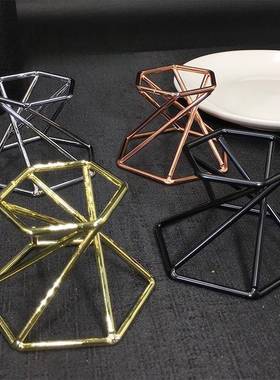 水晶球底座支架多功能收纳展示支架矿石金属球形放置支架置物