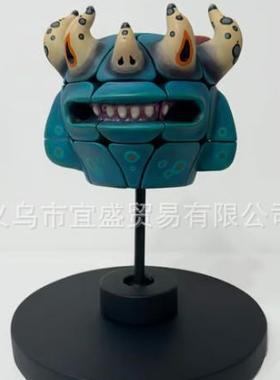 跨境魔方摆件图腾装饰品设计家居庭院装修摆件可爱工艺品设计图腾