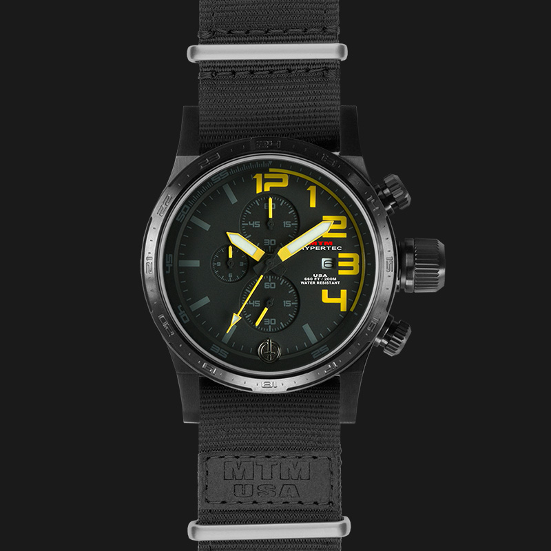 MTM高压者年代3黄色盘男士手表欧美进口腕表战术小众尼龙表带男表 - 图2