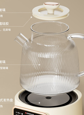 志高全玻璃养生壶多功能