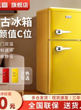 志高复古风冰箱小型家用I
