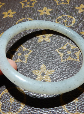 【和田玉青花籽料手镯】57mm 水墨纹款 国风女士玉镯