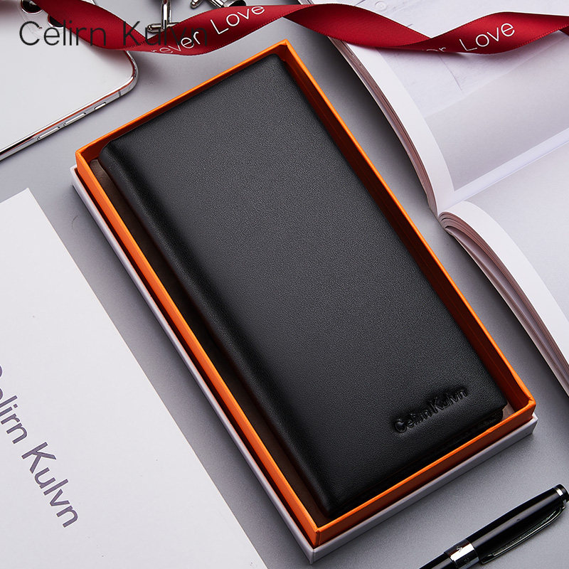 正品ck长款男士2019新款潮牌男包 阳光岛箱包钱包