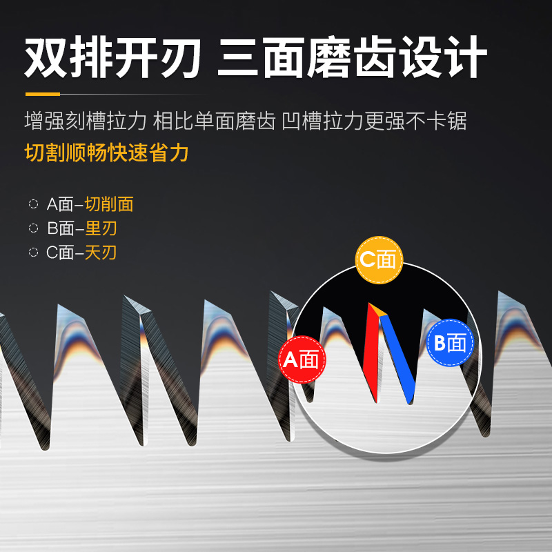 手锯进口木工锯手工锯板锯细齿锯木头木板神器锯子刀锯韩国原装 - 图1