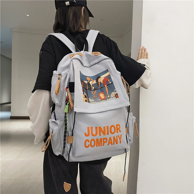 大容量男士潮牌休闲旅行电脑双肩包 梦凡客双肩背包