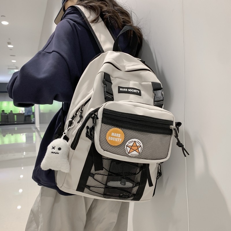 男士韩版运动潮可拆卸单肩包双肩包 梦凡客双肩背包