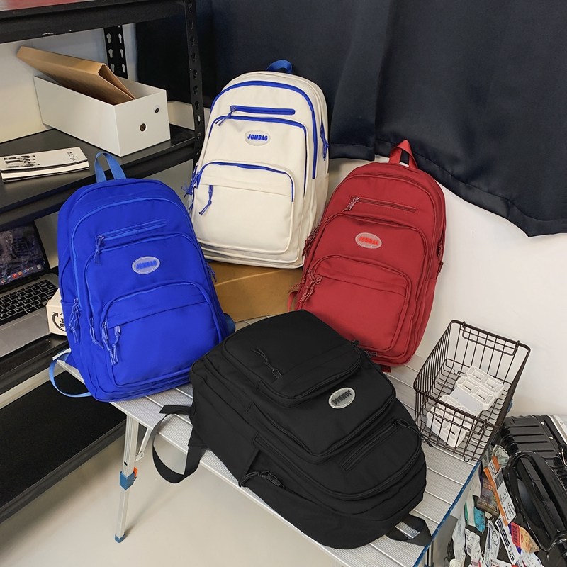 女士韩版旅行多层运动电脑初双肩包 梦凡客双肩背包