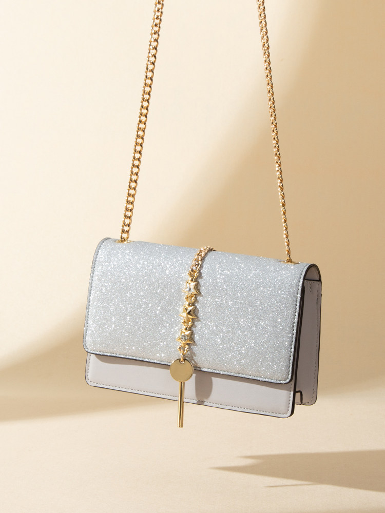 小c&k限定星空链条小方包潮斜挎包 佐卡芙女士包袋