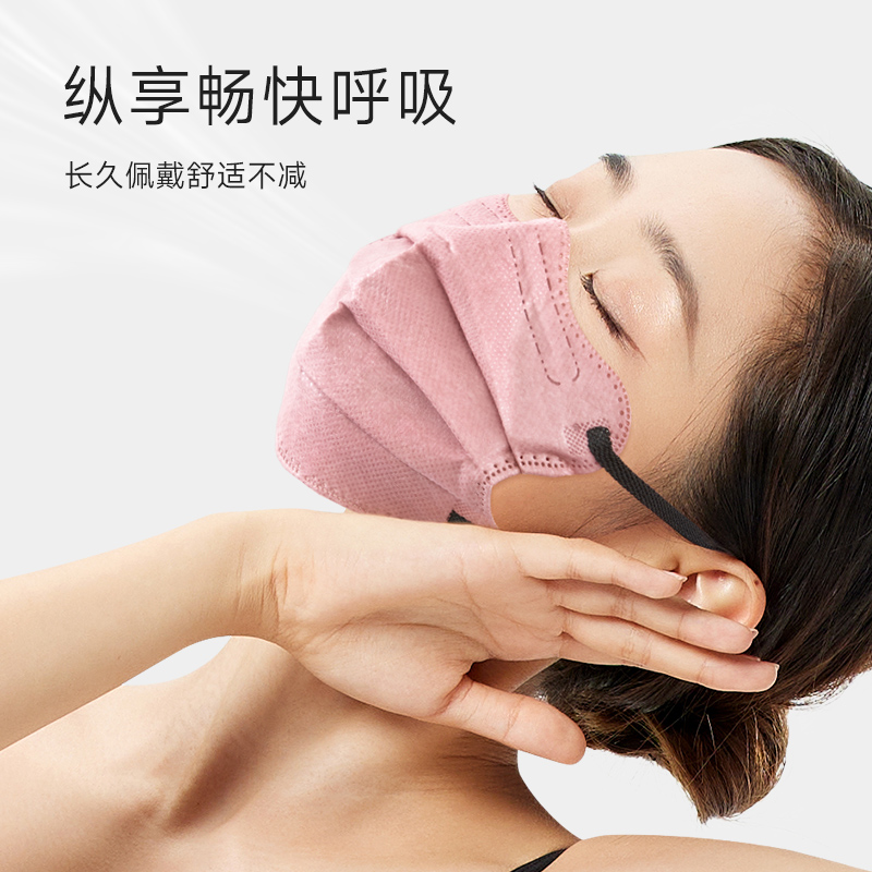 医用外科口罩一次性医疗女高颜值秋冬季防风防寒2024新款莫兰迪色