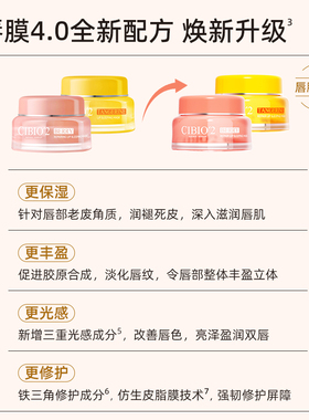 cibio2希蓓欧睡眠保湿唇膜mini罐