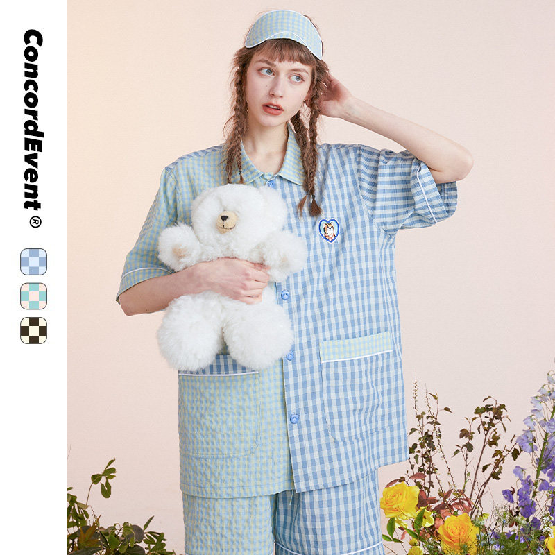 concordevent春秋长袖情侣装睡衣 concordevent睡衣/家居服套装