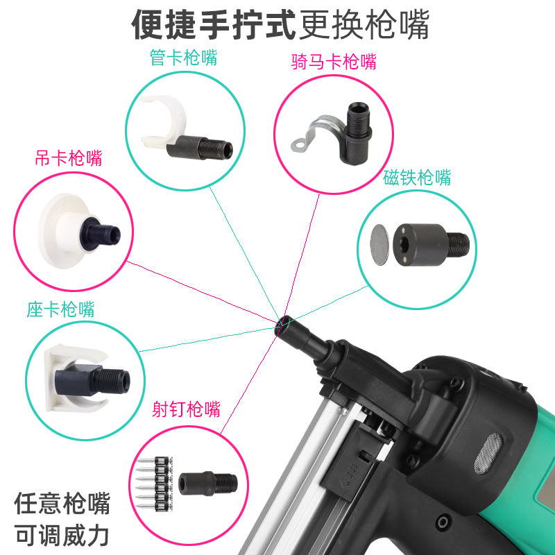 斯锐达瓦斯枪多用瓦斯射钉抢气电动打钉枪水电吊顶门窗专用钢钉枪