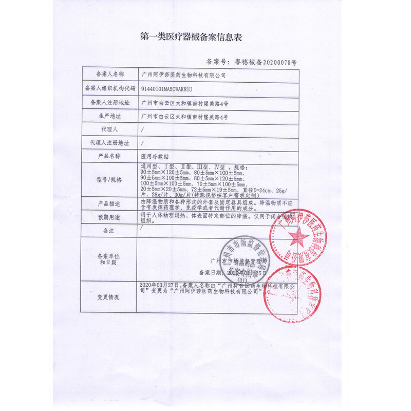 医用冷敷贴医美敏感肌肤无菌敷料 乐途车品医疗器械伤口敷料