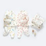 Детский удерживающий тепло хлопковый комплект, детское стеганое термобелье, хлопковое зимнее нижнее белье подходит для мужчин и женщин, увеличенная толщина