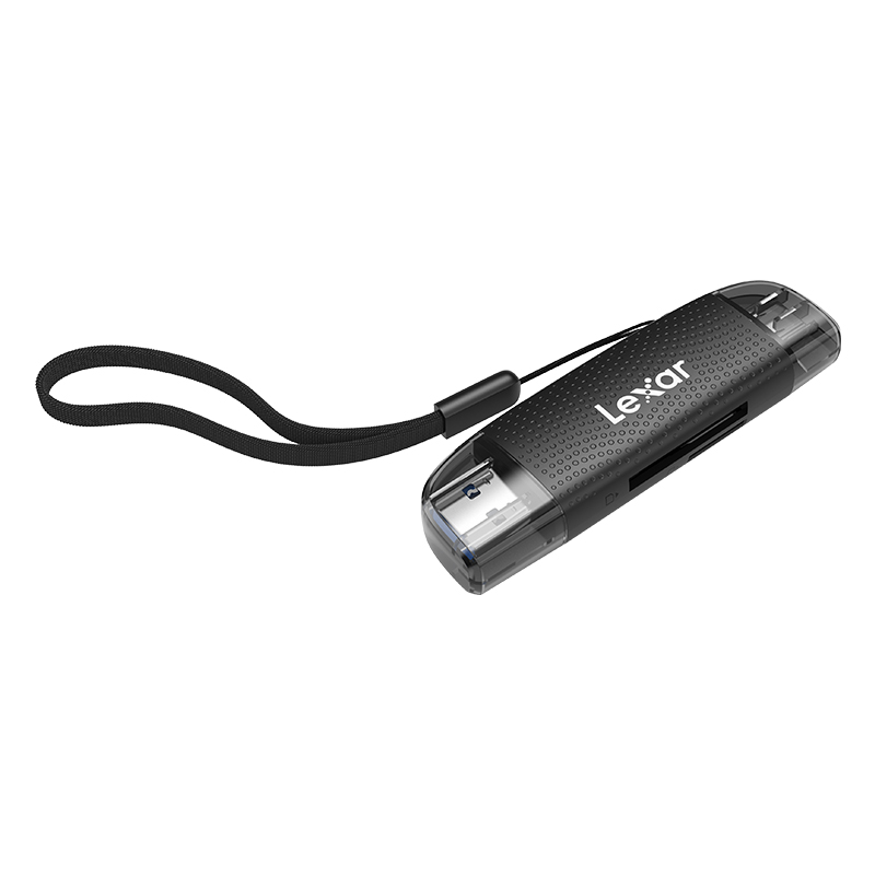 雷克沙USB3.2高速读卡器 相机SD大卡/手机microSD双卡双读Type-c双接口适用手机笔记本电脑平板 - 图3