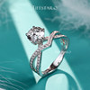 Tiff Star Diamond 18K Gold Cultured Diamond Ring One Carat