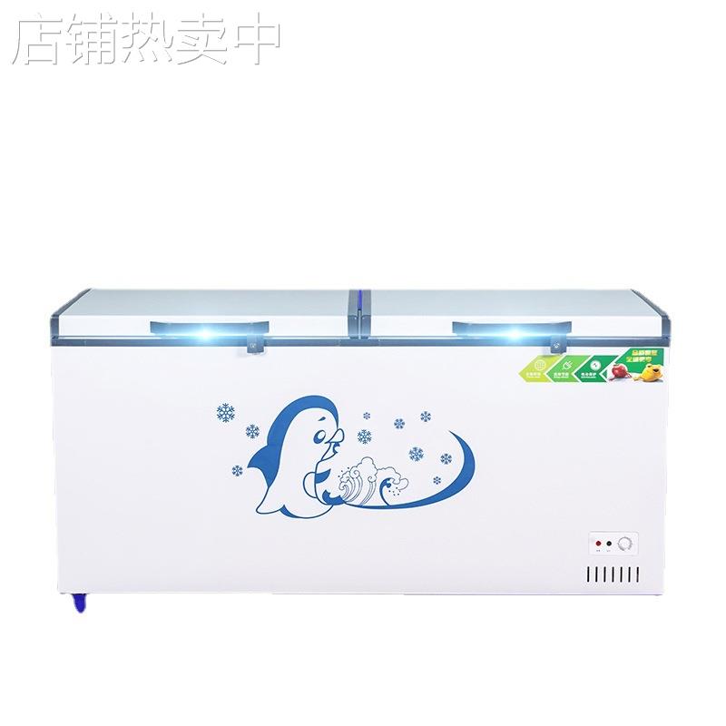 商用大容量冷柜单温双温 卧式商用冰柜冷冻柜保鲜柜 - 图3