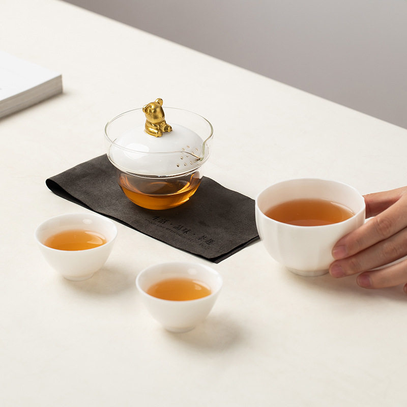 Bear Travel Set Portable Travel Tea Set Travel Complete Set Outdoor Tea Set Kung Fu Tea Set Travel Set