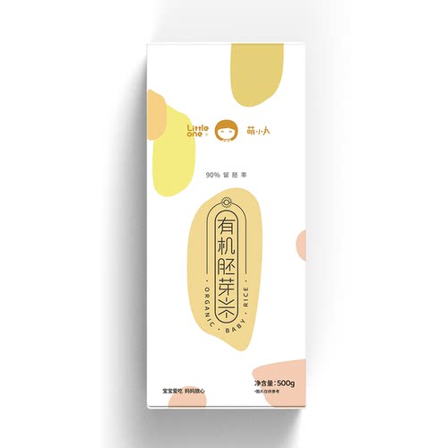 littleone萌小丸有机胚芽米谷物营养大米粥500g - 图3