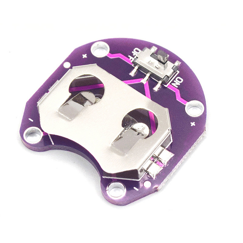 LilyPad Coin Cell Battery Holder CR2032 电池座模块 - 图2