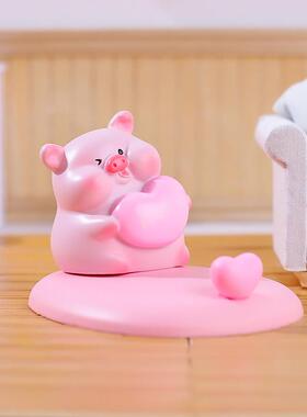 创意新品猪囡囡手机支架打工人办公桌面可爱装饰品线下精品店热卖
