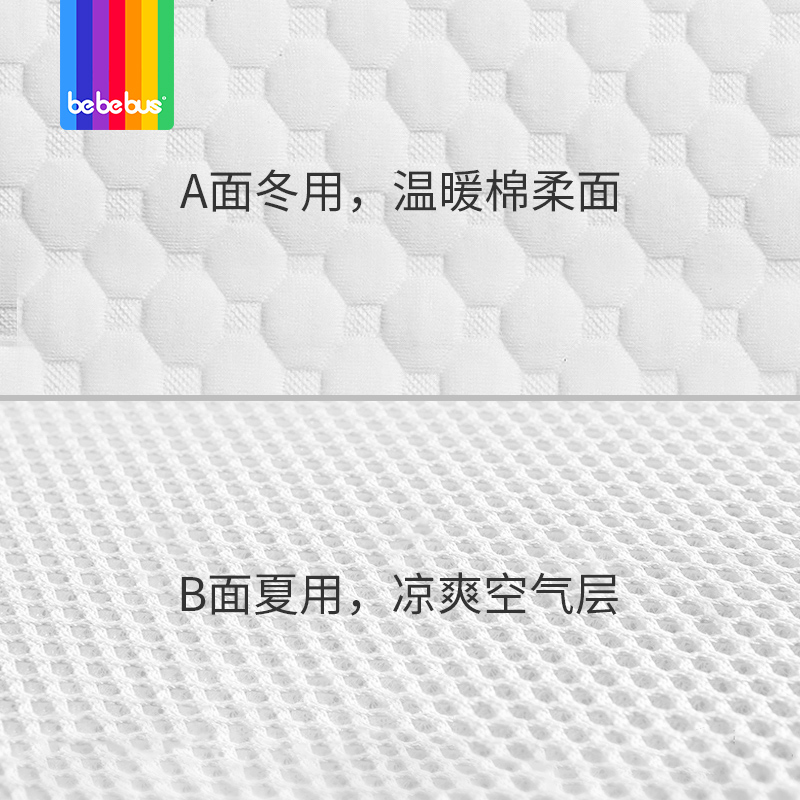 BeBeBus婴儿床垫宝宝新生儿童睡垫拼接床乳胶褥垫四季通用床垫子