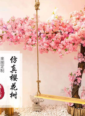仿真樱花树桃花树大型假树室内外