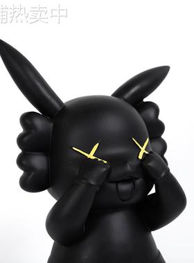 现代萌趣皮卡丘桌面摆件儿童房卡通装饰品办公室书架展架摆设