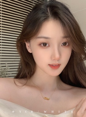 莉莉简约百搭扭曲几何项链