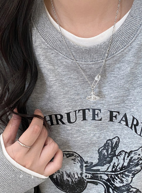 「浪漫轨迹」别针星球项链~