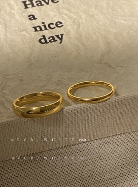 「神仙组合」素圈戒指套装！