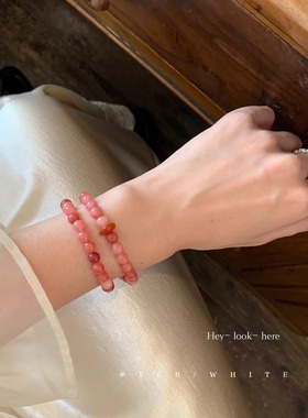 「桃花岛」新中式叠戴手链！