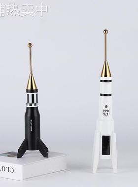 创意轻奢火箭航空模型工艺品摆件售楼处样板间儿童房书柜客厅饰品