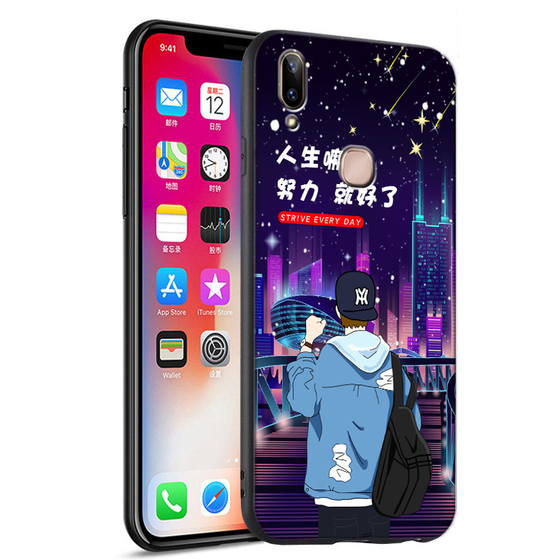 VIVO Y85保护壳全包软套vivoz1i手机壳防震防摔vivo y85潮牌z1个性创意z1i潮男y85a时尚外壳彩绘vlv0丫85学生-图3