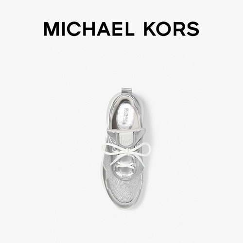 【两件折上折】MICHAEL KORS MK Olympia 女士厚底运动鞋 跟高8cm - 图2