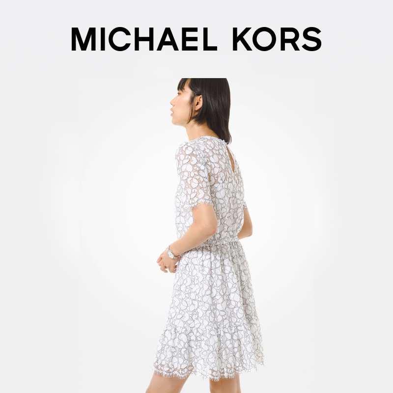 mk 2020春夏新款镂空印花连衣裙 MICHAEL KORS连衣裙