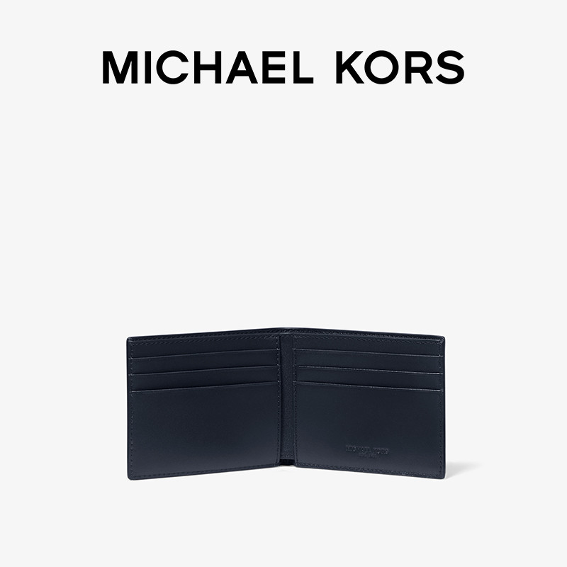 mk greyson男士老花卡夹票夹男包 MICHAEL KORS钱包