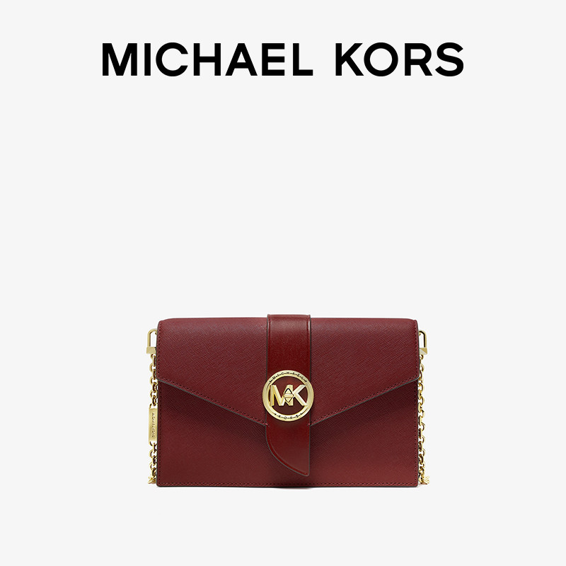 【七夕礼物】mk charm中号皮质手拿包 MICHAEL KORS女士包袋