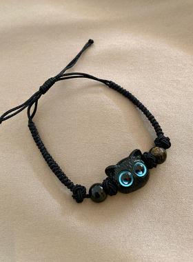 那片海轻奢小猫咪手链女