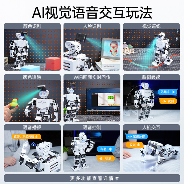 Huaner visual humanoid robot intelligent voice interaction