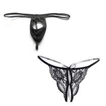 Lingerie Dew-free lovers Underpants Men and women Sexy Suite Day Series lace Tiny pants Mens underpants