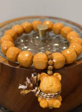 猴头六方星途搭配芭比檀刻面熊库克跑环网红同款爆款情侣高颜值t