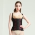 Qianmei cơ thể khắc phù hợp với corset không tay phụ nữ thu thập trở lại underwear đồ lót thịt hỗ trợ ngực corset bụng - Siêu mỏng