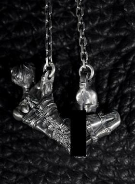 艺术吊坠独特造型的视觉张力产妇人科M镀银高级艺术潮玩绳挂件