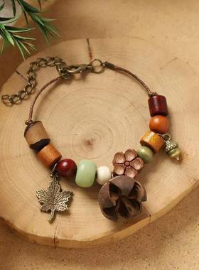 天然果子手链植物天然自然风情送女生手工精致特别干果小众氛围感