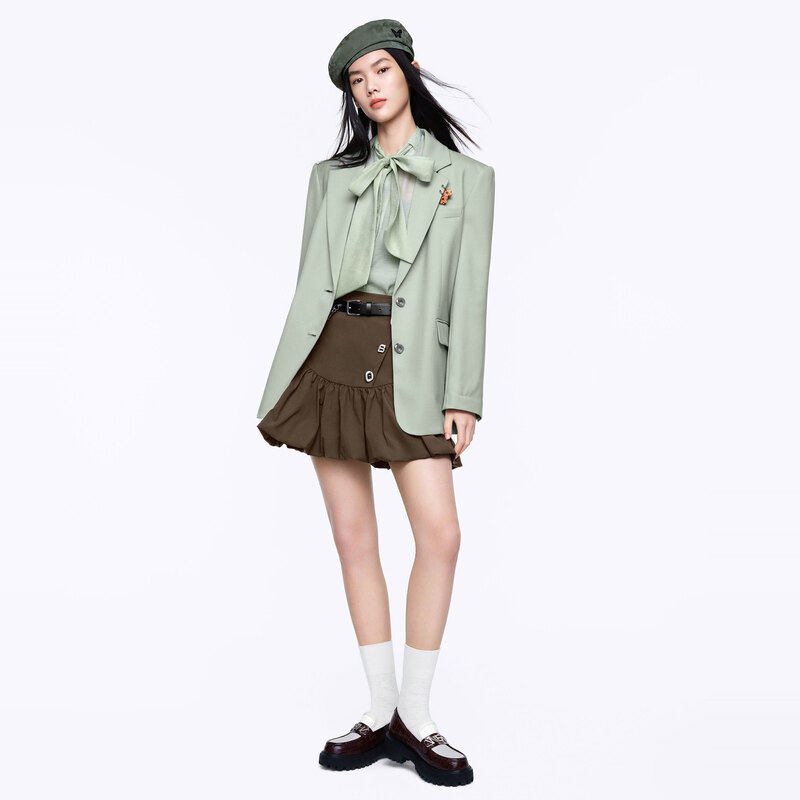 【商场同款】太平鸟年春季新款斯文 太平鸟outlets店西装